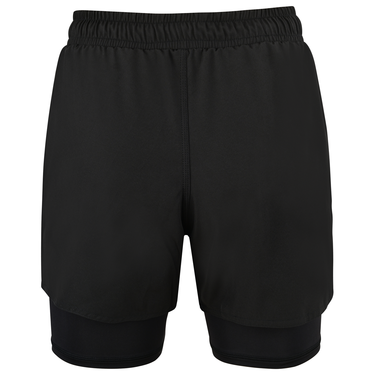 2BOLD Youth Black Hybrid Athletic Shorts | Compression Lined Boys Sports Shorts