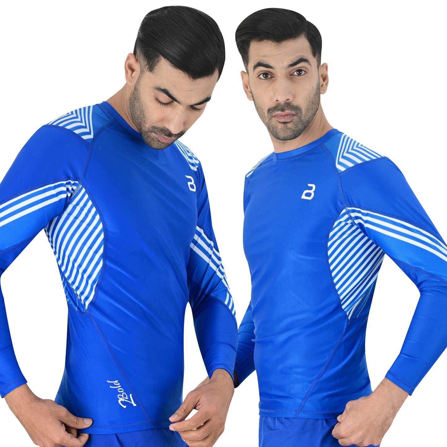 2BOLD Men’s Blue Brazilian Jiu Jitsu Rash Guards