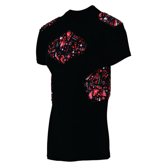 Black Kids Padding padding Shirt Red Black