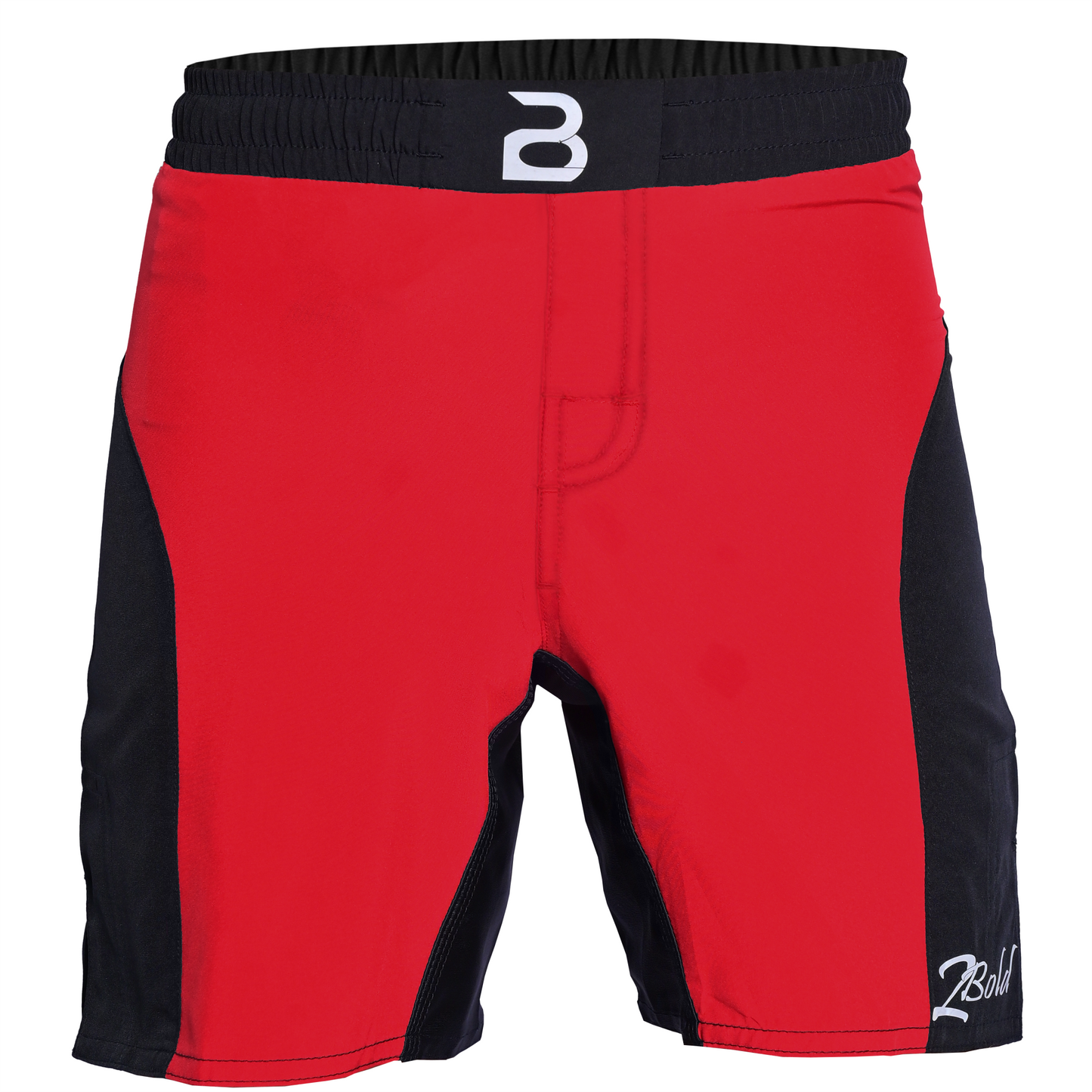 MMA Red\Black Grappling Shorts –BJJ, Jiu Jitsu, Muay Thai, Training Fight Shorts for Men