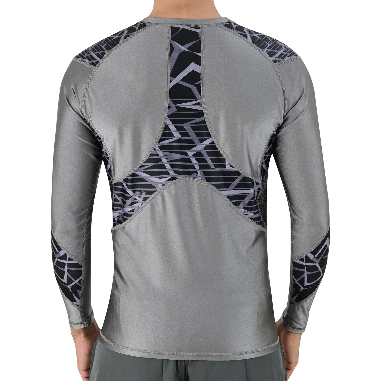2BOLD Grey Men’s No Gi Jiu Jitsu Rashguard Shirt For Men