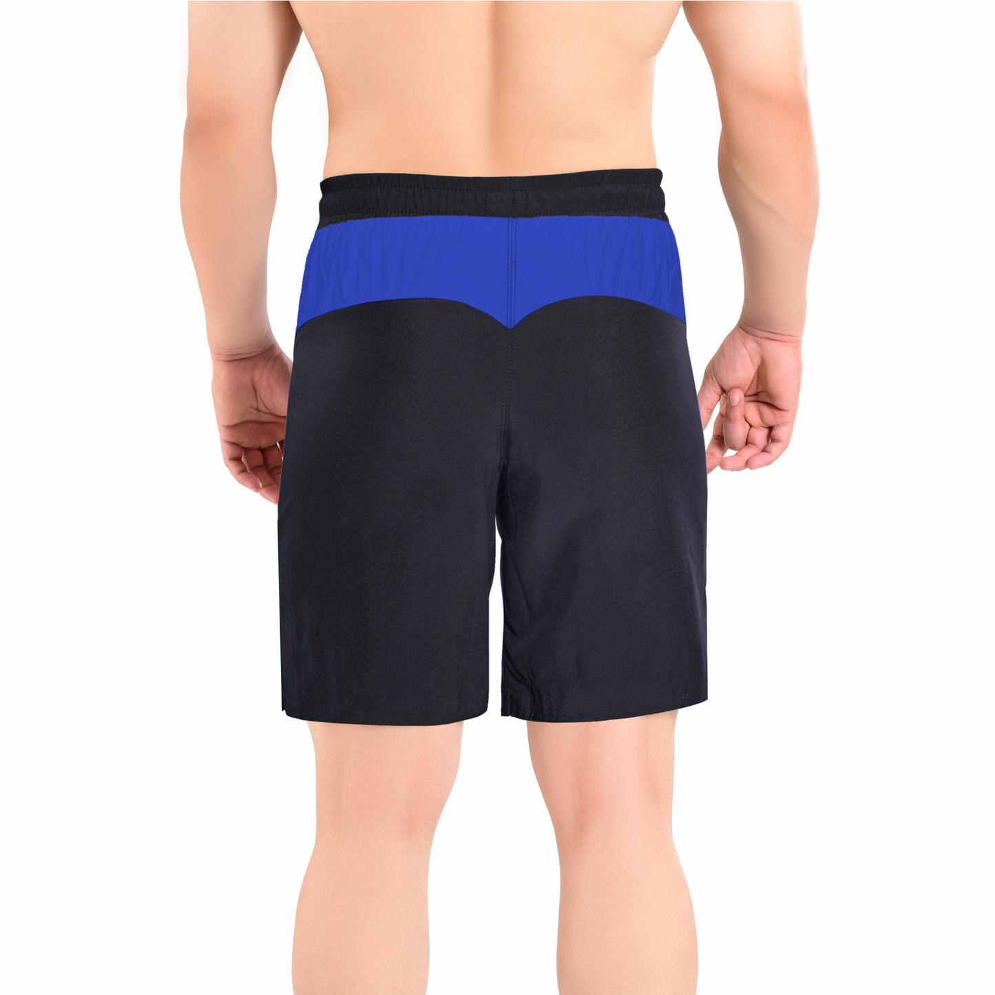 MMA Blue\Black Grappling Shorts –BJJ, Jiu Jitsu, Muay Thai, Training Fight Shorts for Men