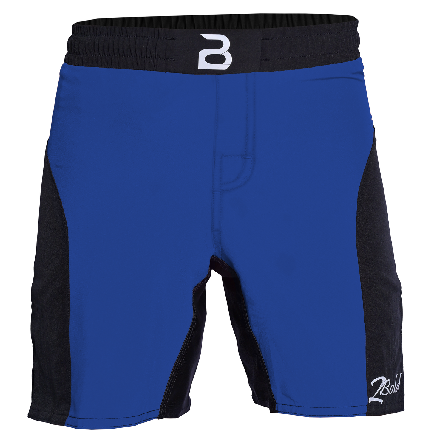 MMA Blue\Black Grappling Shorts –BJJ, Jiu Jitsu, Muay Thai, Training Fight Shorts for Men