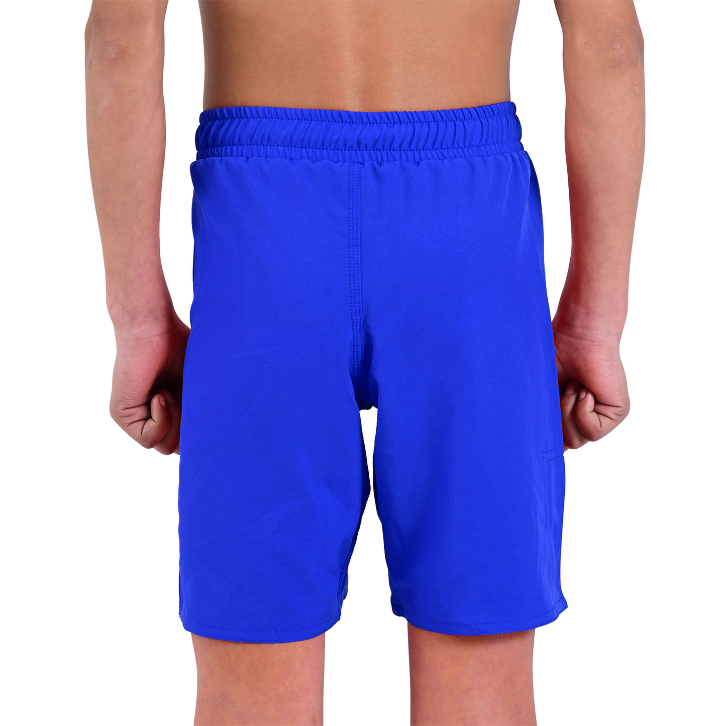Youth MMA Blue Grappling Shorts – Kids BJJ No-Gi Fight Shorts for Training & Competition