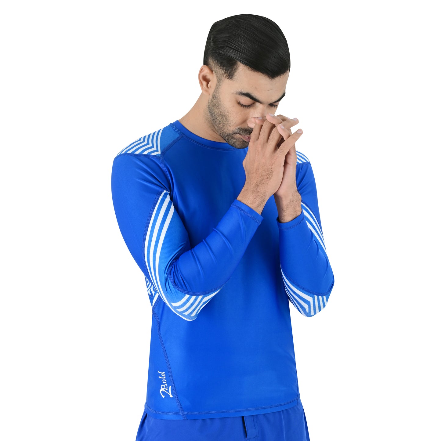 2BOLD Men’s Blue Brazilian Jiu Jitsu Rash Guards