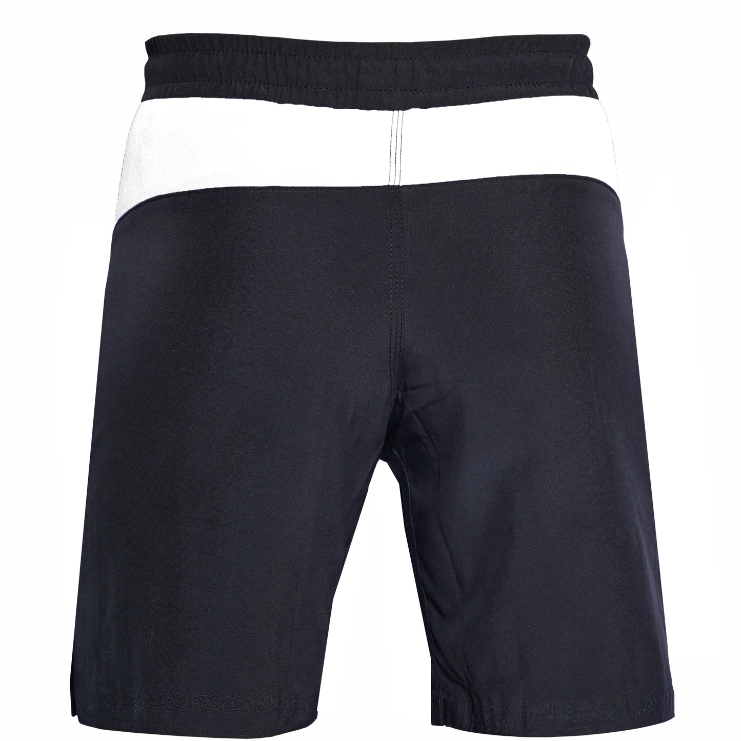 Youth Mma White\Black Shorts – Kids BJJ No-Gi Fight Shorts for Training & Competition