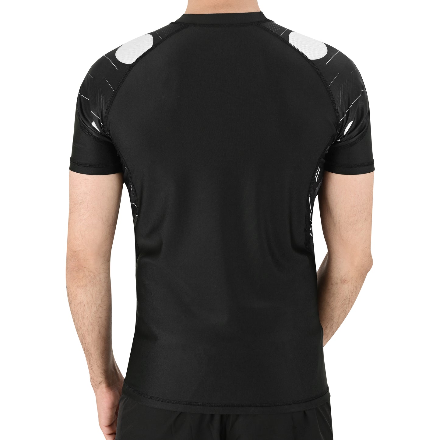 2BOLD Men’s Black Rash Guard – Jiu Jitsu Compression Fightwear Shirt