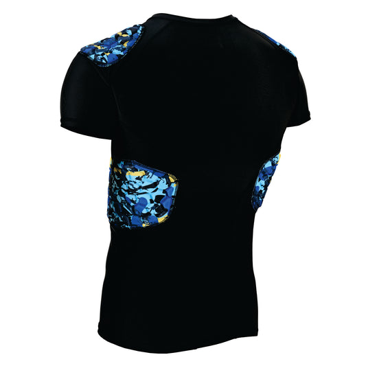 Black Kids Padding padding Shirt Blue