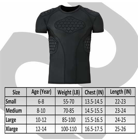 Black Kids Padding padding Shirt