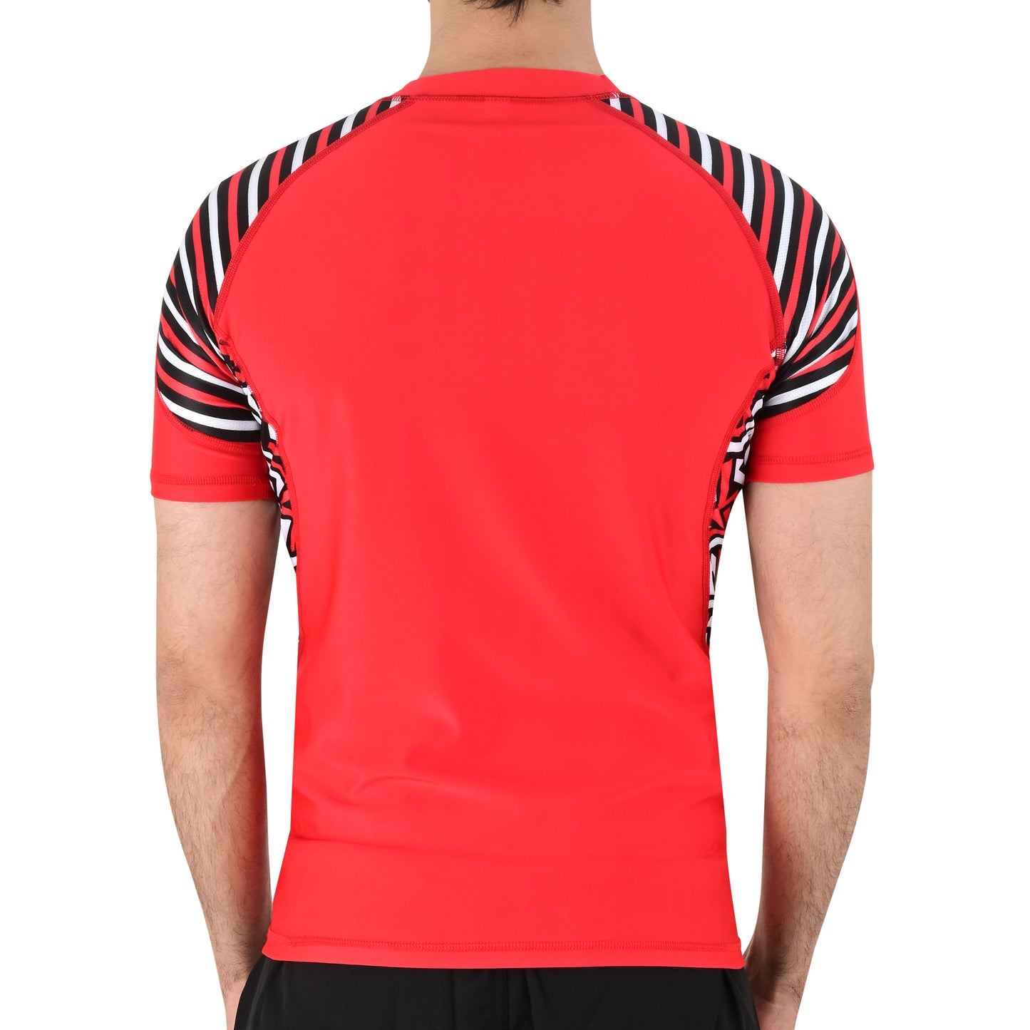 2BOLD Red Jiu Jitsu Rash Guards – Short Sleeve Mens Rash Guard