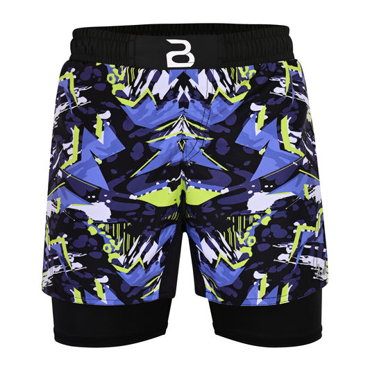 2BOLD Kids Camo Strike 2-in-1 Hybrid Shorts – Built for Power, Endurance & Style