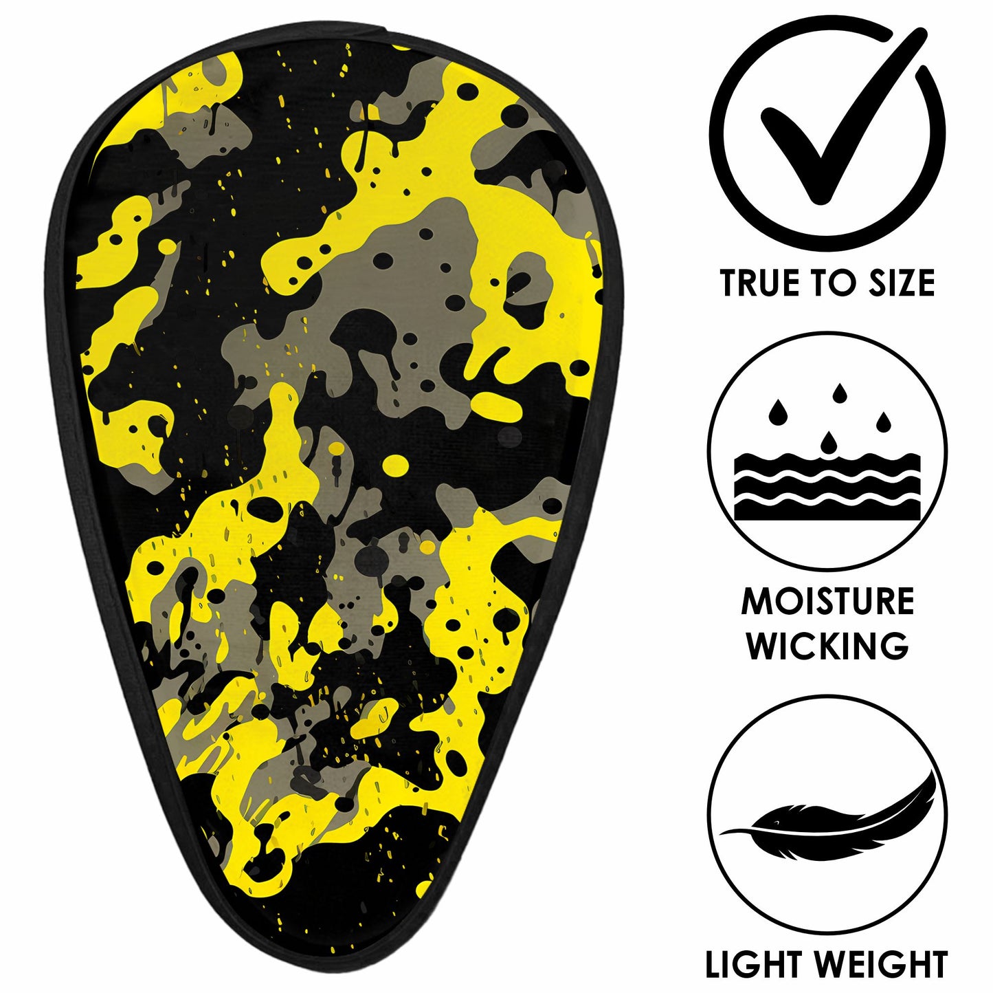 2BOLD Yellow-Black Athletic Cup – Maximum Protection, Unmatched Comfort & Secure Fit