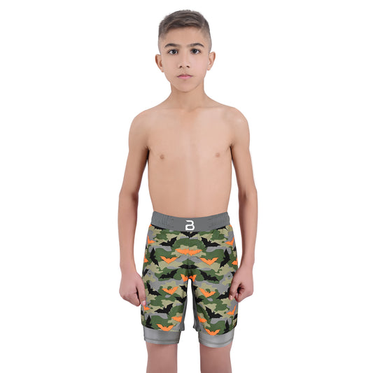 2BOLD Kids Bat 2-in-1 Hybrid Shorts – Performance, Comfort & Style for Active Kids