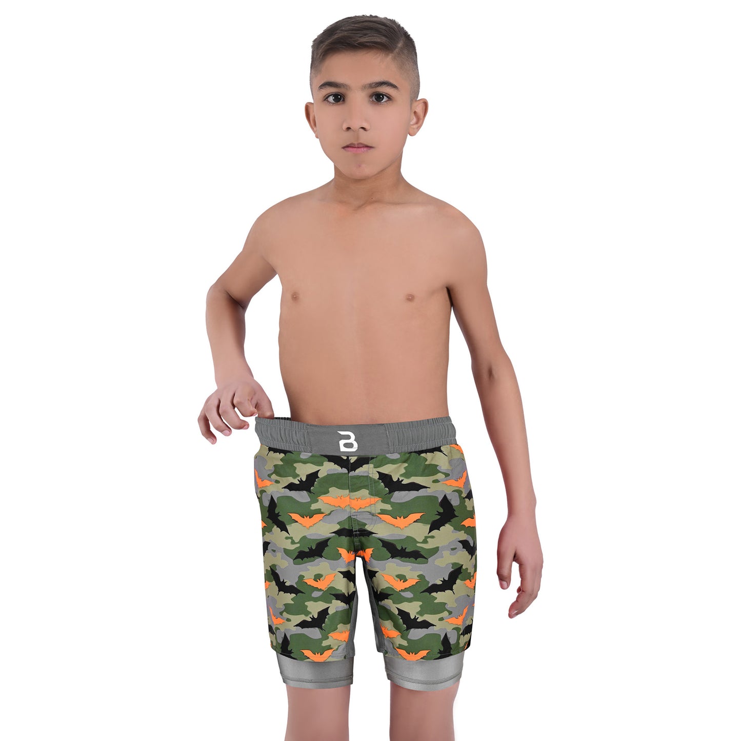 2BOLD Kids Bat 2-in-1 Hybrid Shorts – Performance, Comfort & Style for Active Kids