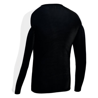 2Bold Black-White Kids Grappling Rash Guard