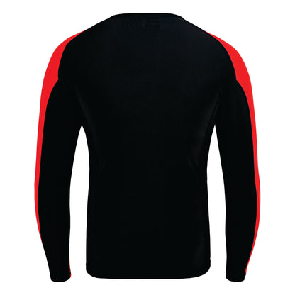 2Bold Black-Red Kids BJJ Rash Guard