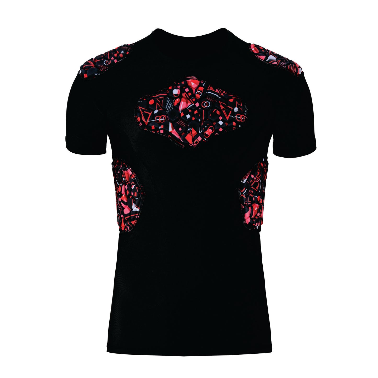 Black Kids Padding padding Shirt Red Black
