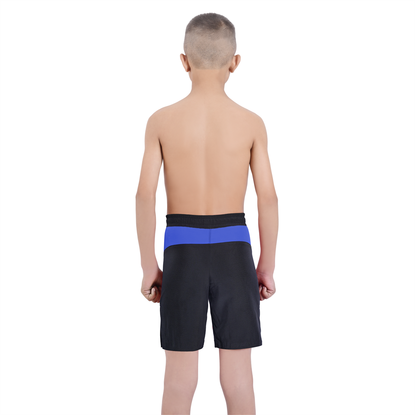 Youth Mma Blue\Black Shorts – Kids BJJ No-Gi Fight Shorts for Training & Competition