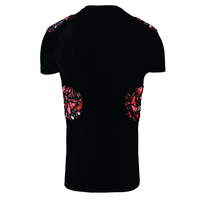 Black Kids Padding padding Shirt Red Black