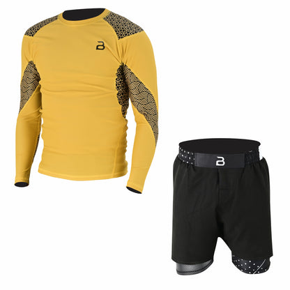 2Bold Men's 2Pcs Set Yellow