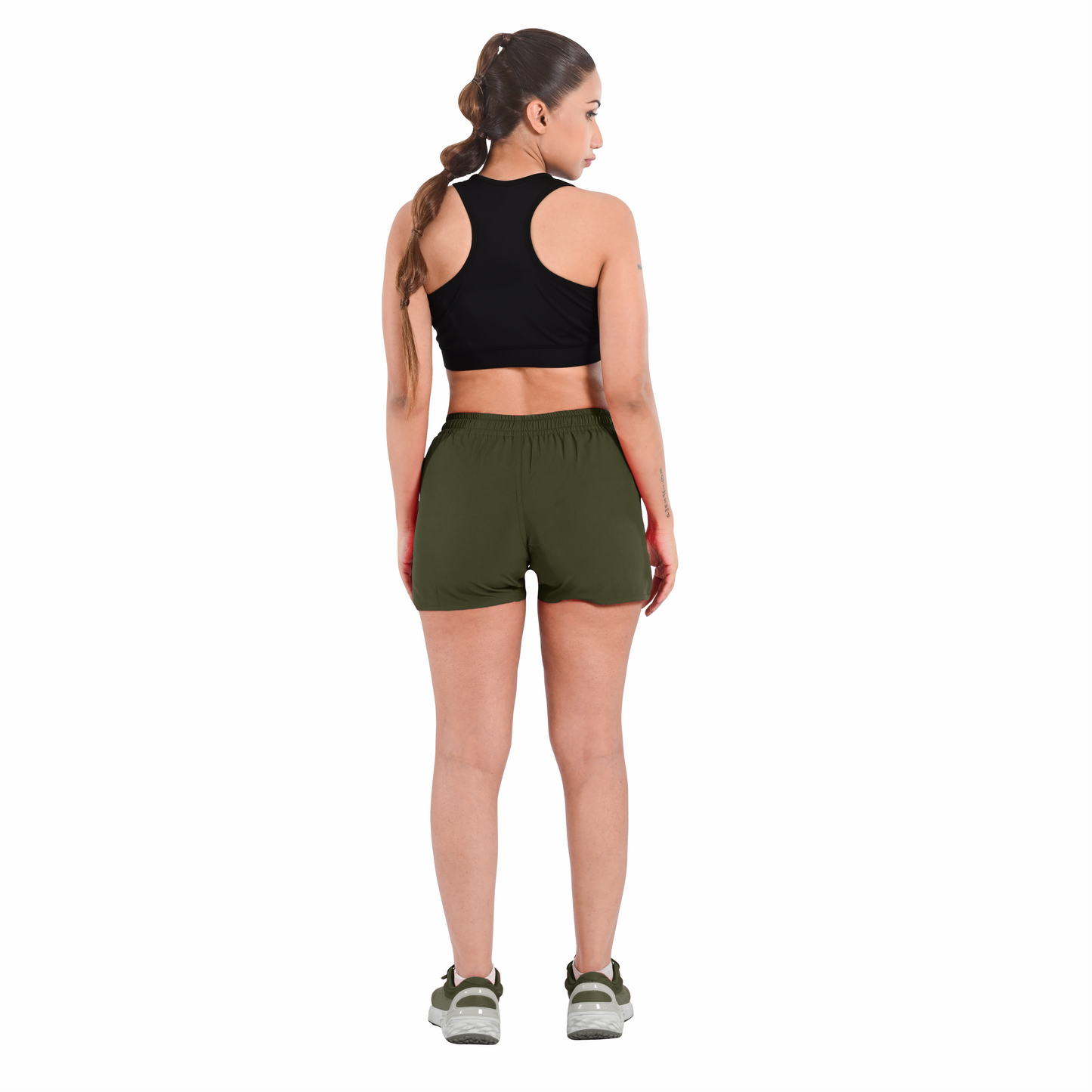 2BOLD Green Women’s MMA Grappling Shorts – BJJ, No-Gi, Muay Thai, Yoga, Training & Workout Shorts