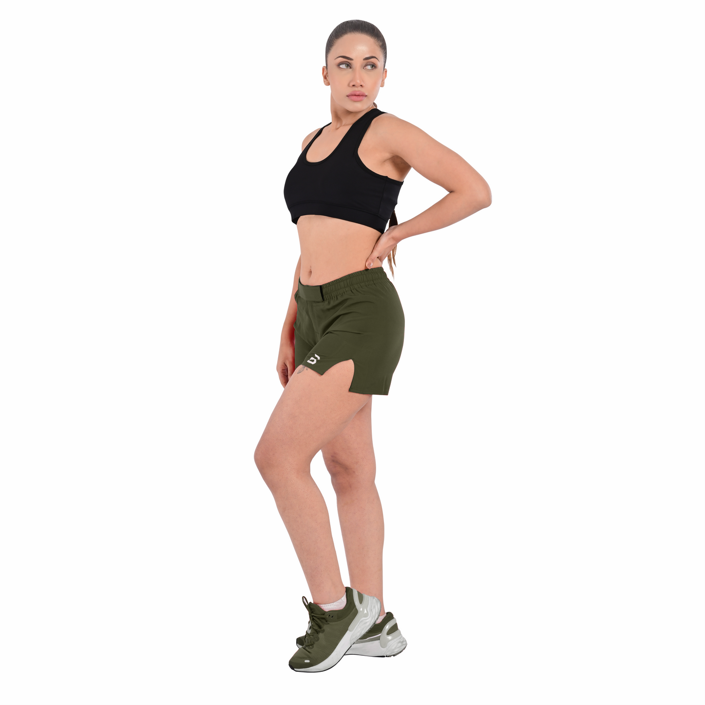 2BOLD Green Women’s MMA Grappling Shorts – BJJ, No-Gi, Muay Thai, Yoga, Training & Workout Shorts