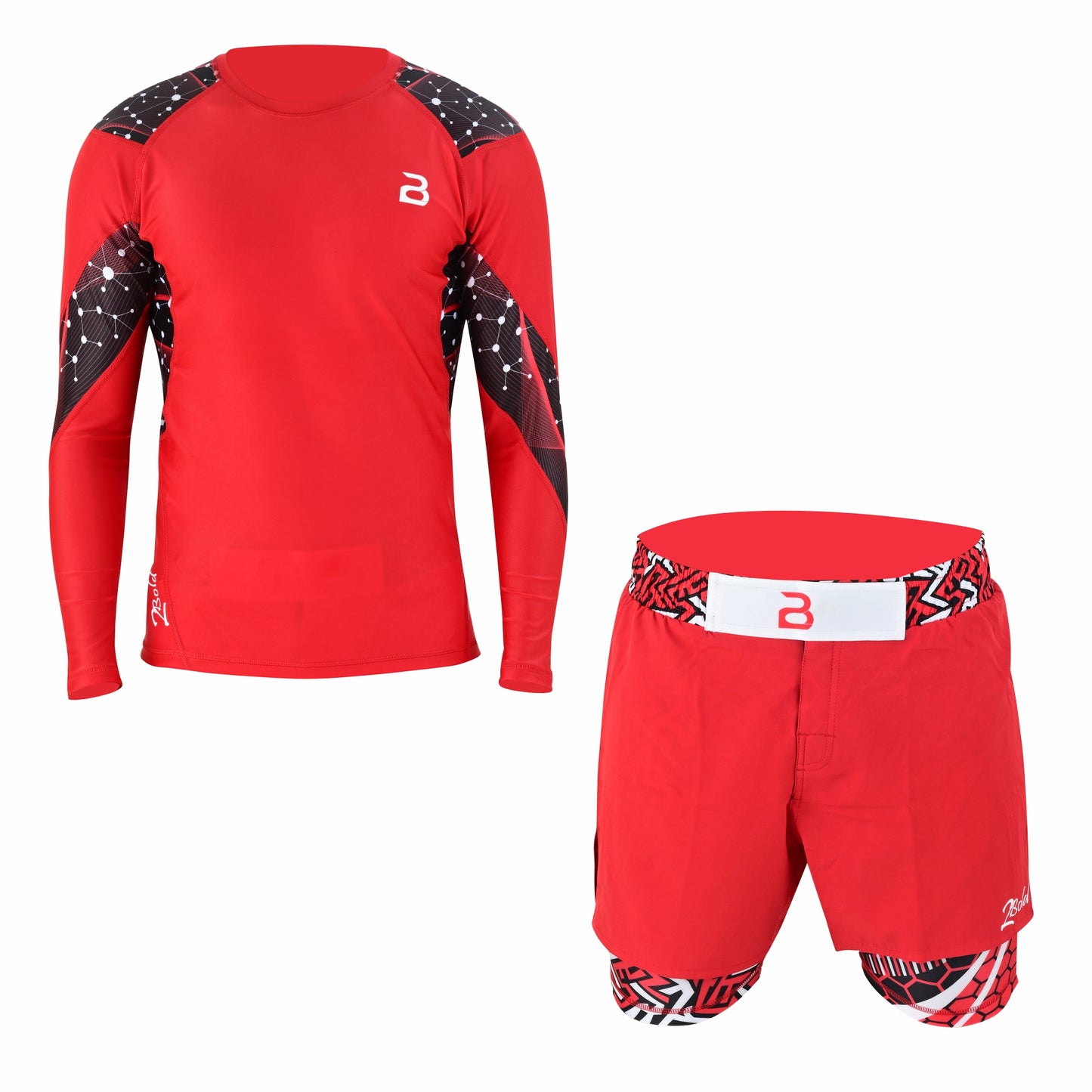 2Bold Men's 2Pcs Set Red