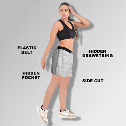 2BOLD Cloud Grey Jiu Jitsu Shorts