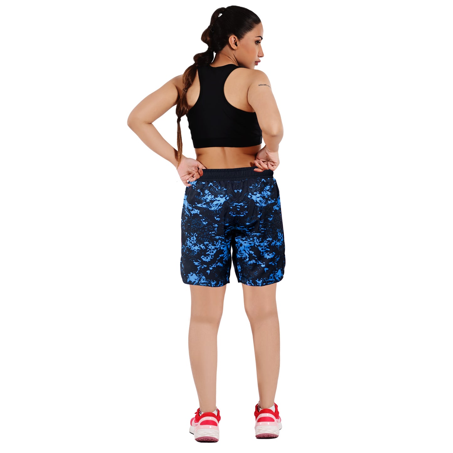 2BOLD Blue Splash Women Shorts