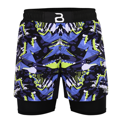 2BOLD Kids Camo Strike 2-in-1 Hybrid Shorts – Built for Power, Endurance & Style