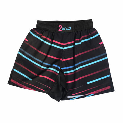 2BOLD Color Stripe MMA Fight Shorts