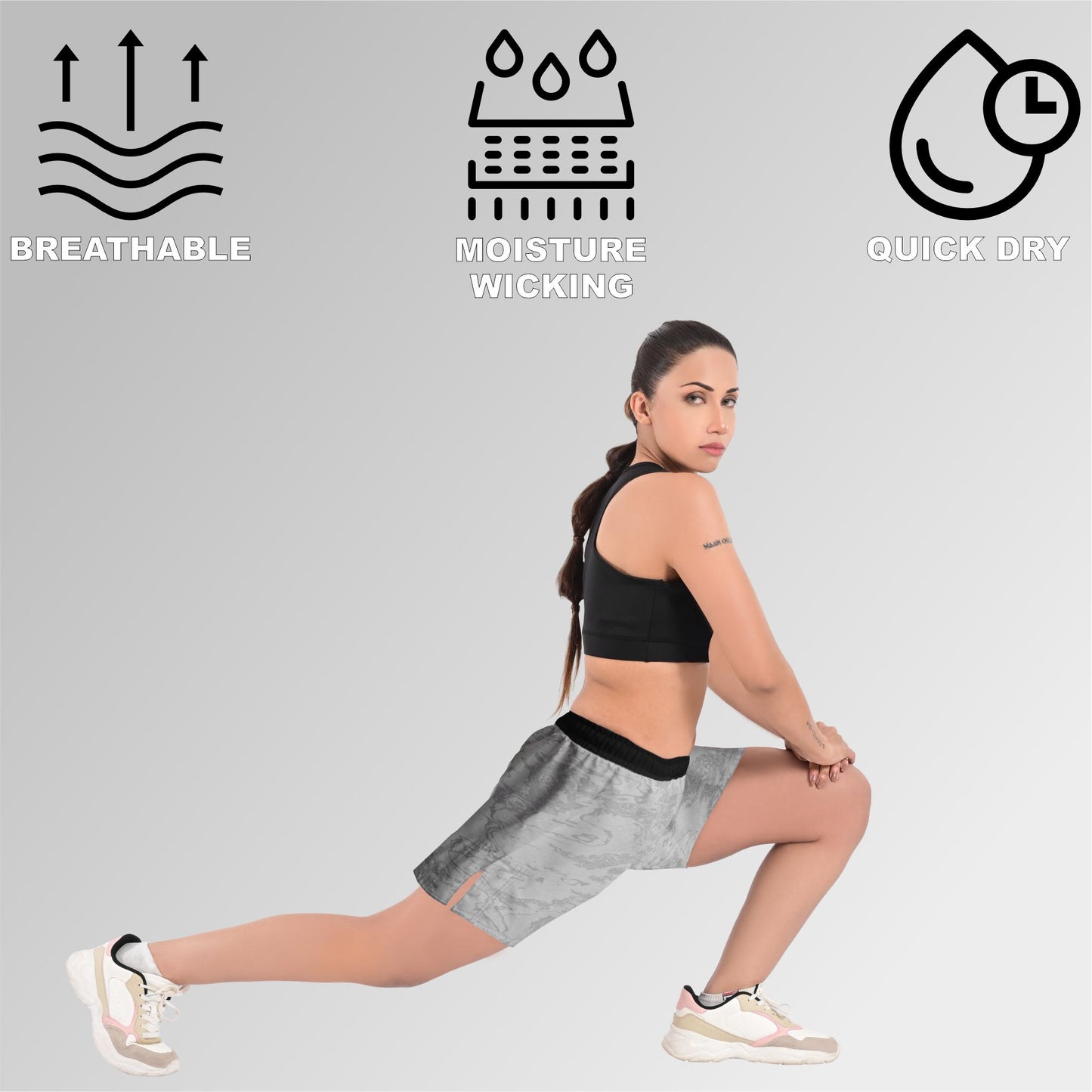 2BOLD Cloud Grey Jiu Jitsu Shorts