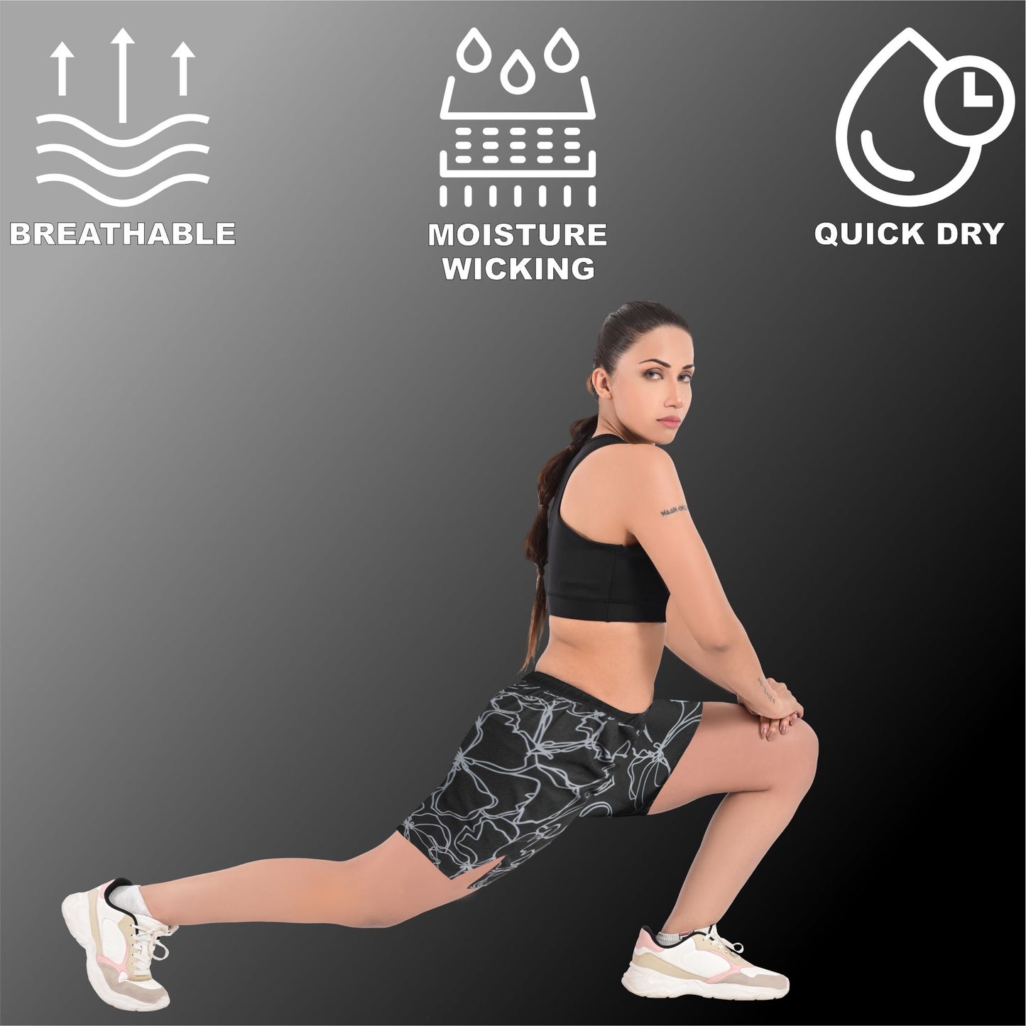 2BOLD Blossom Womens Shorts