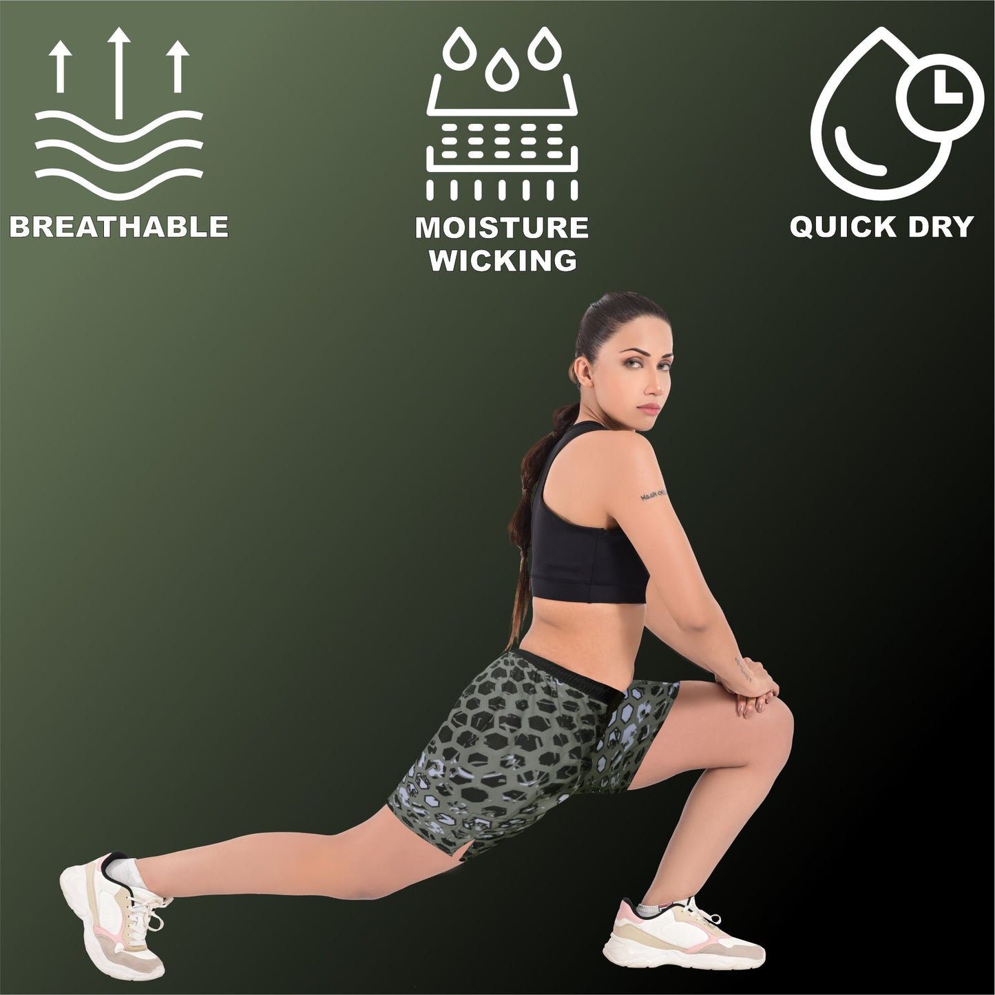 2BOLD Camo Grid MMA Shorts