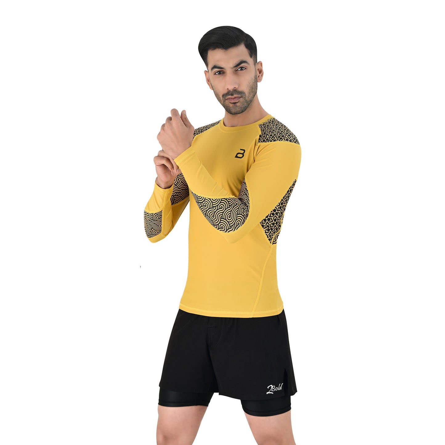 2Bold Men's 2Pcs Set Yellow